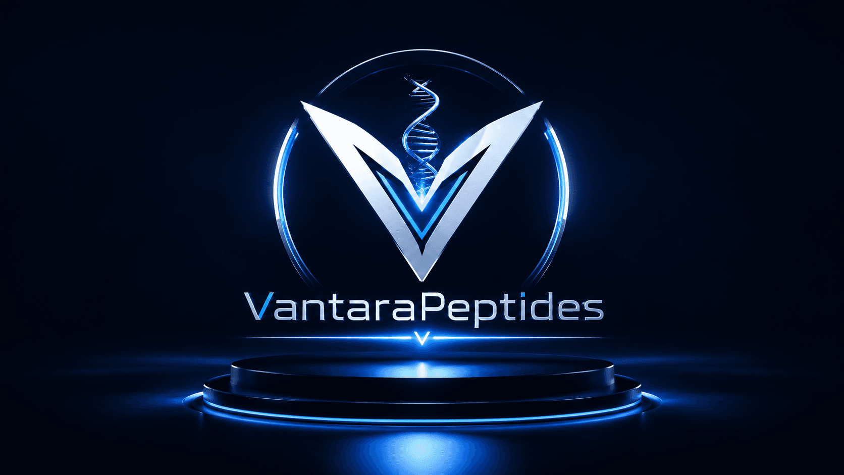 VantaraPeptides wide hero logo